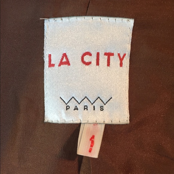 Brown fashion coat - Picture 4 of 7